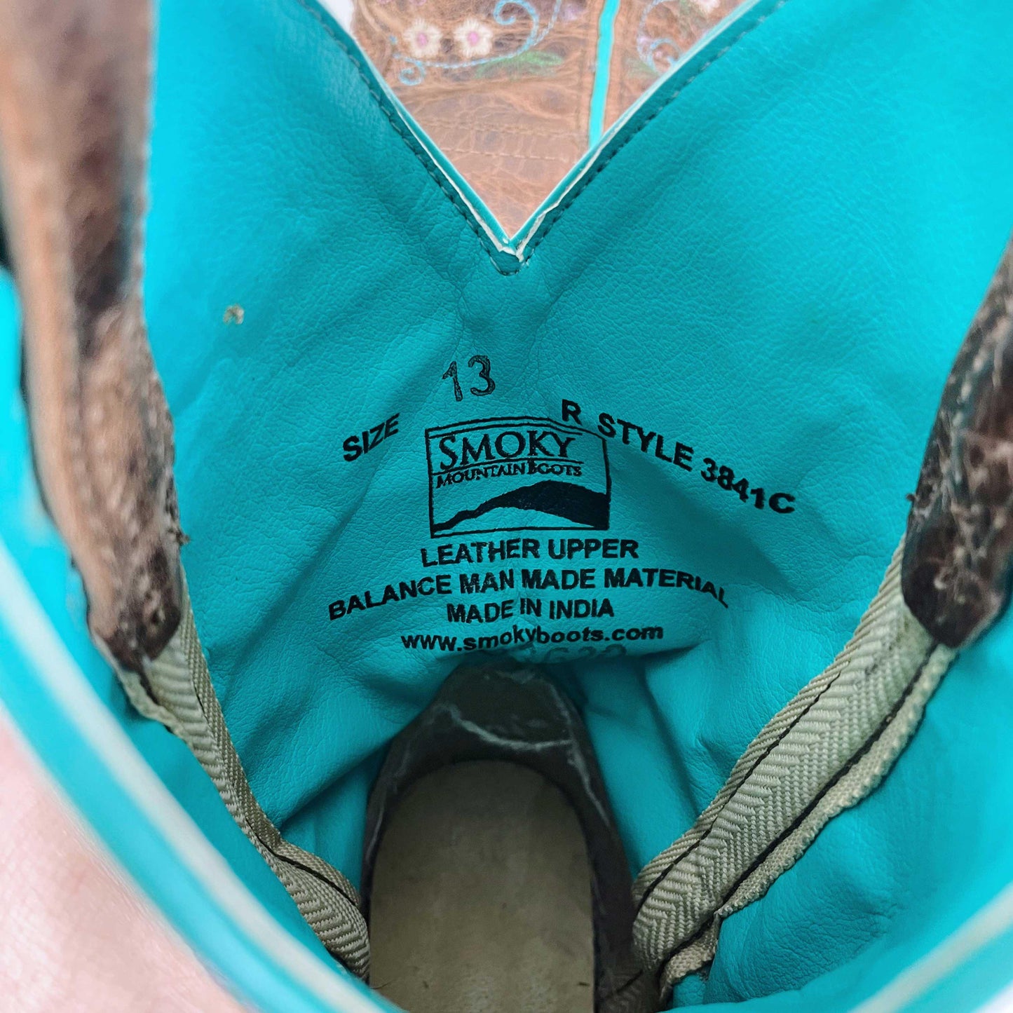 smoky mountain cowboy boots - size 13