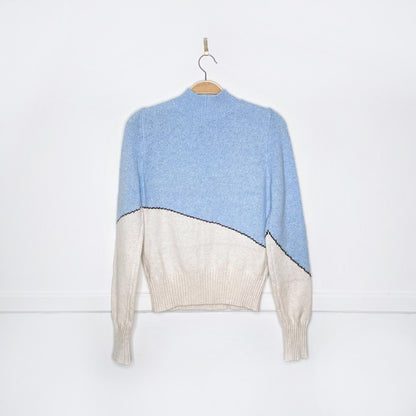 american eagle snoopy sledding knit sweater