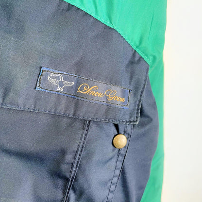 vintage 90s snow goose puffer jacket - size medium