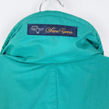 vintage 90s snow goose puffer jacket - size medium
