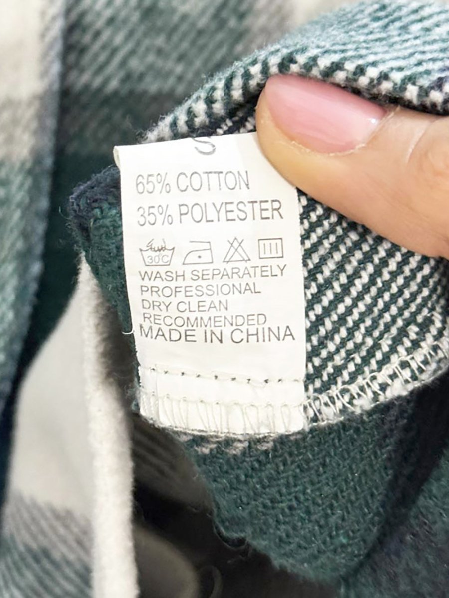 soft plaid cropped fleece shirt jacket - good market thrift store