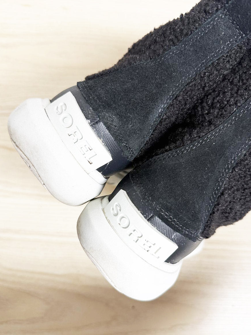 sorel explorer II joan sherpa + suede cozy winter boots | waterproof - good market thrift store