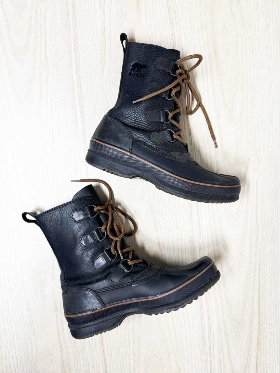 sorel kitchener caribou leather waterproof boot - good market thrift store