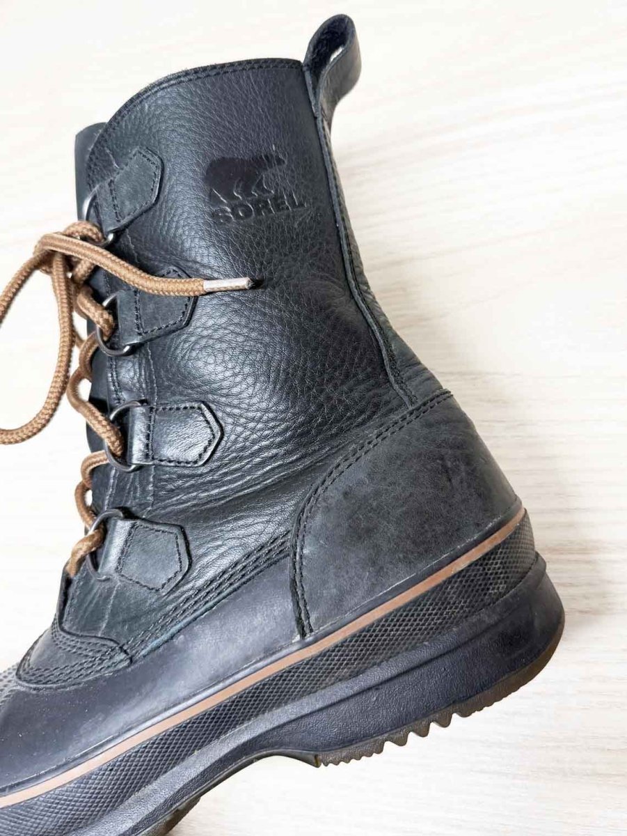 sorel kitchener caribou leather waterproof boot - good market thrift store