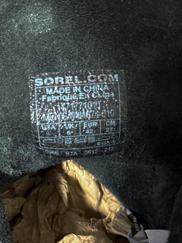 sorel kitchener caribou leather waterproof boot - good market thrift store