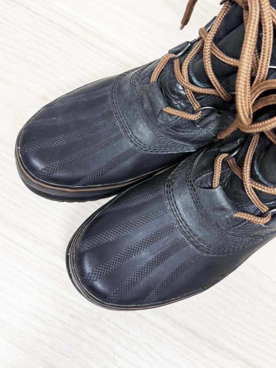 sorel kitchener caribou leather waterproof boot - good market thrift store