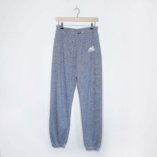 roots original fit salt & pepper sweatpant - size medium