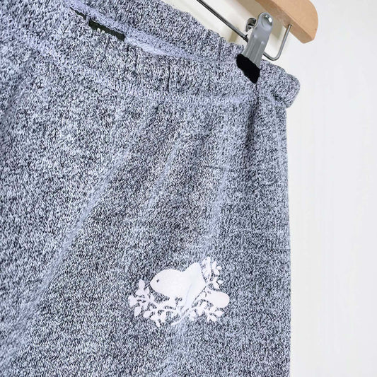 roots original fit salt & pepper sweatpant - size medium