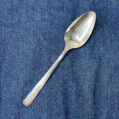 vintage silverware large spoon