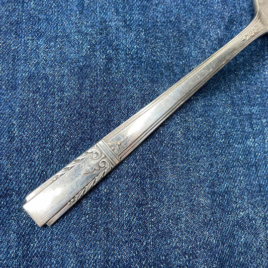 vintage silverware large spoon