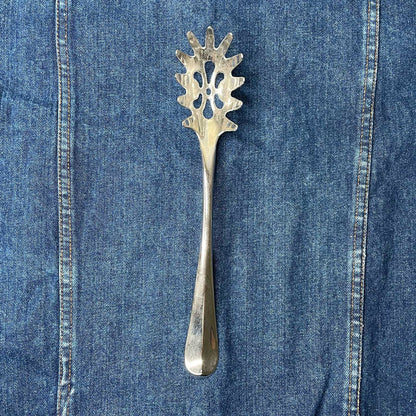 vintage pasta slotted server