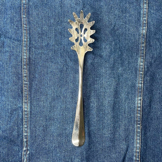 vintage pasta slotted server