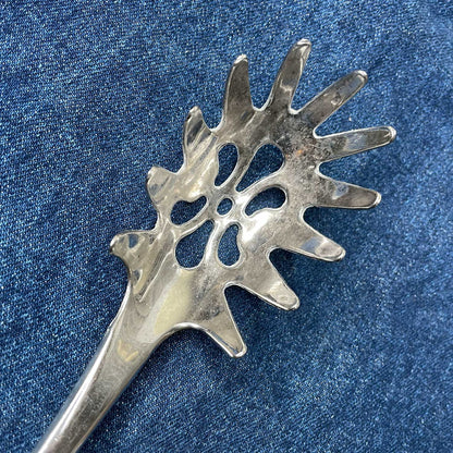 vintage pasta slotted server