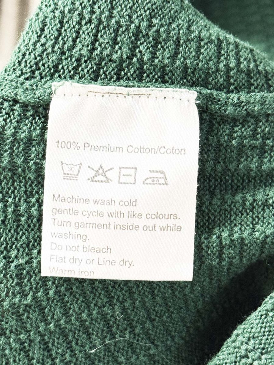 spier & mackay textured knit full button cabana shirt - good market thrift store