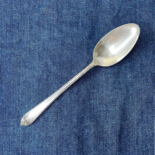 vintage silverware large spoon