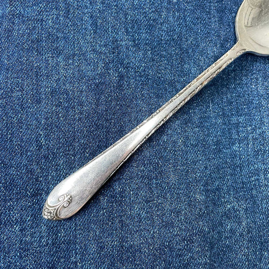 vintage silverware large spoon