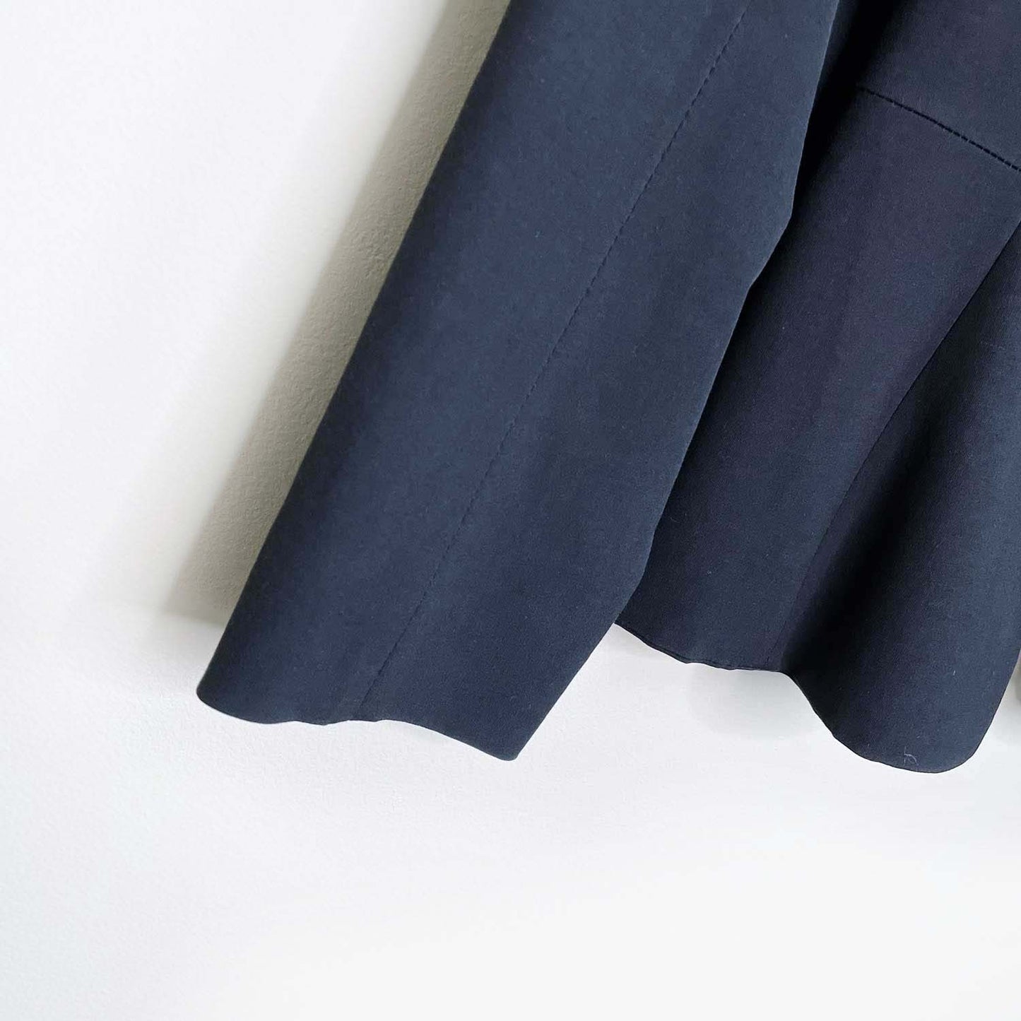 sportmax single button blazer with chiffon layer - size 8