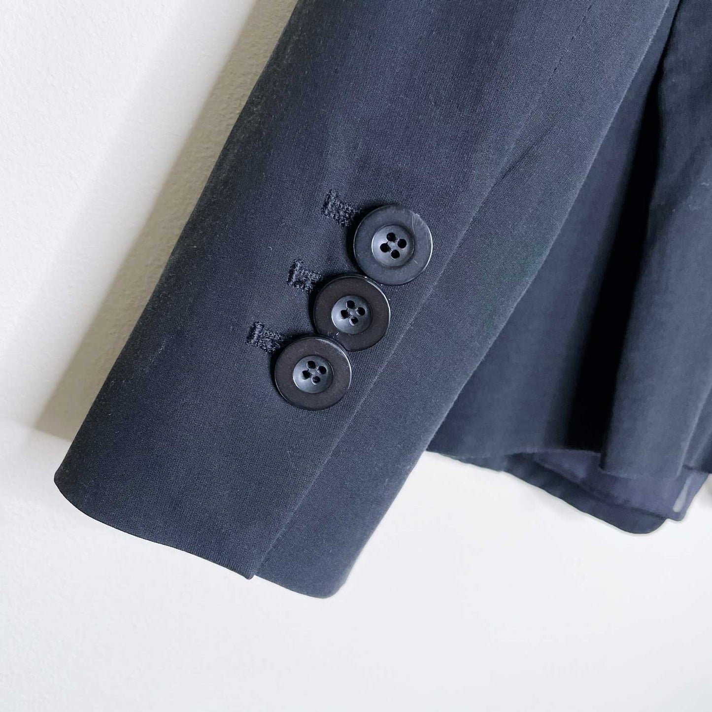 sportmax single button blazer with chiffon layer - size 8