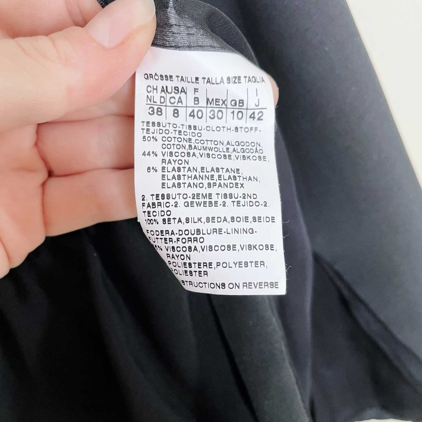 sportmax single button blazer with chiffon layer - size 8