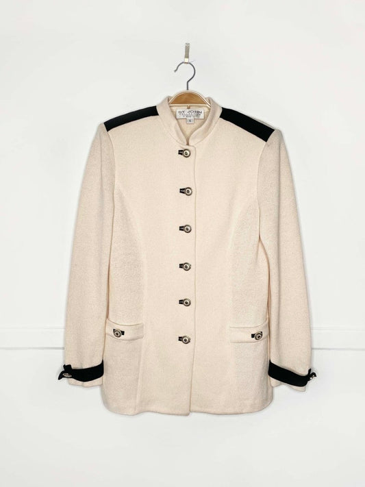 st john wool military - chanel style knit jacket | by marie gray - good market thrift store
