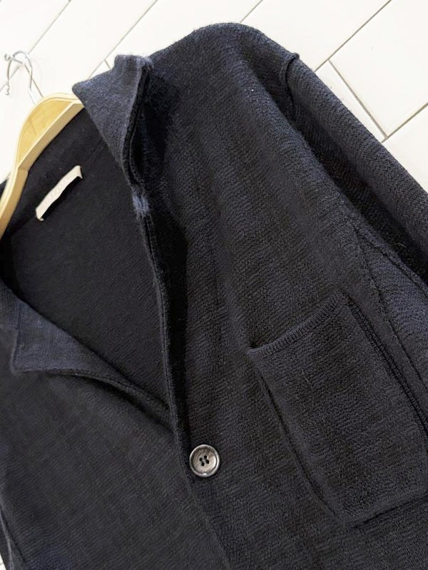 stefanel italy wool plaid full button blazer cardigan - good market thrift store