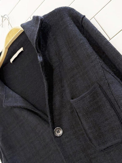 stefanel italy wool plaid full button blazer cardigan - good market thrift store