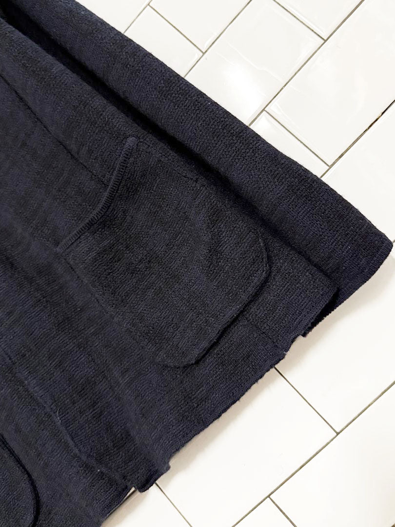 stefanel italy wool plaid full button blazer cardigan - good market thrift store