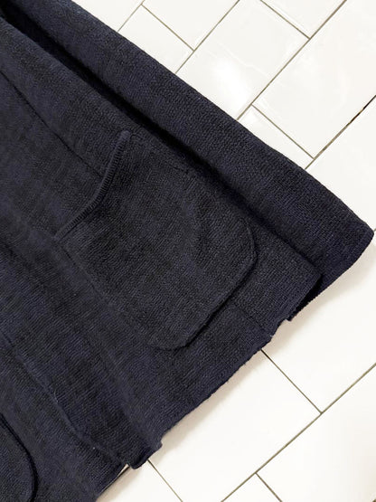 stefanel italy wool plaid full button blazer cardigan - good market thrift store