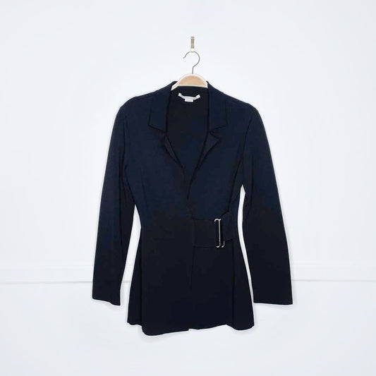 stella mccartney 2018 stretch knit wrap jacket