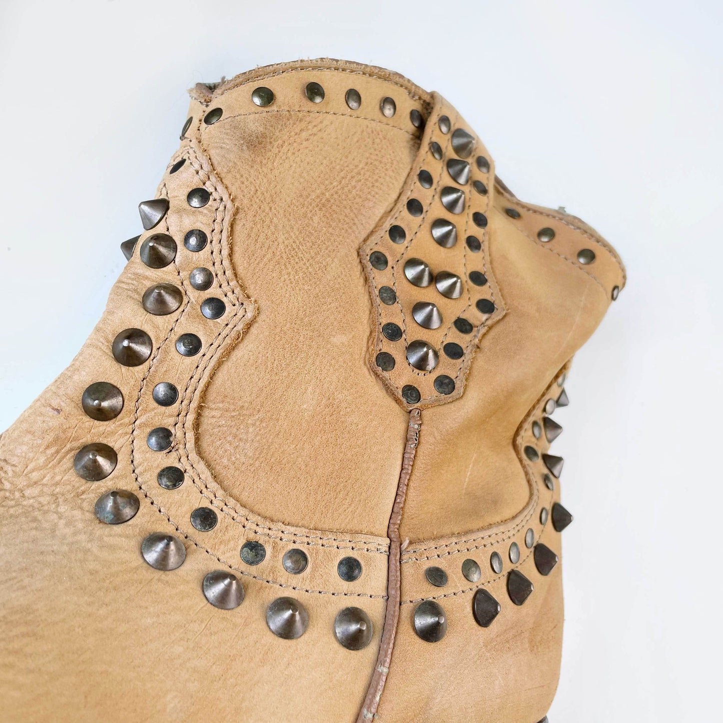 steve madden swaret studded short western boot