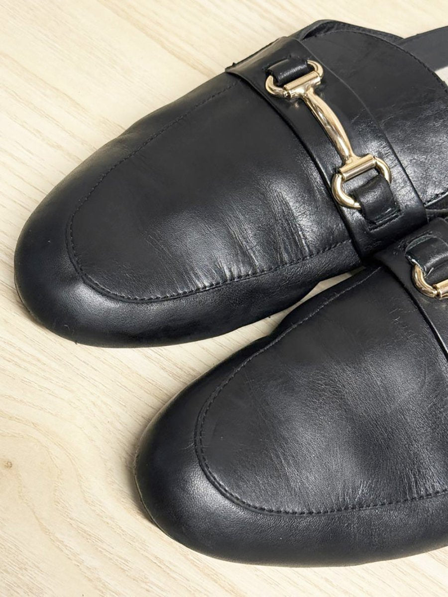 steve madden kandi leather horsebit mule - good market thrift store