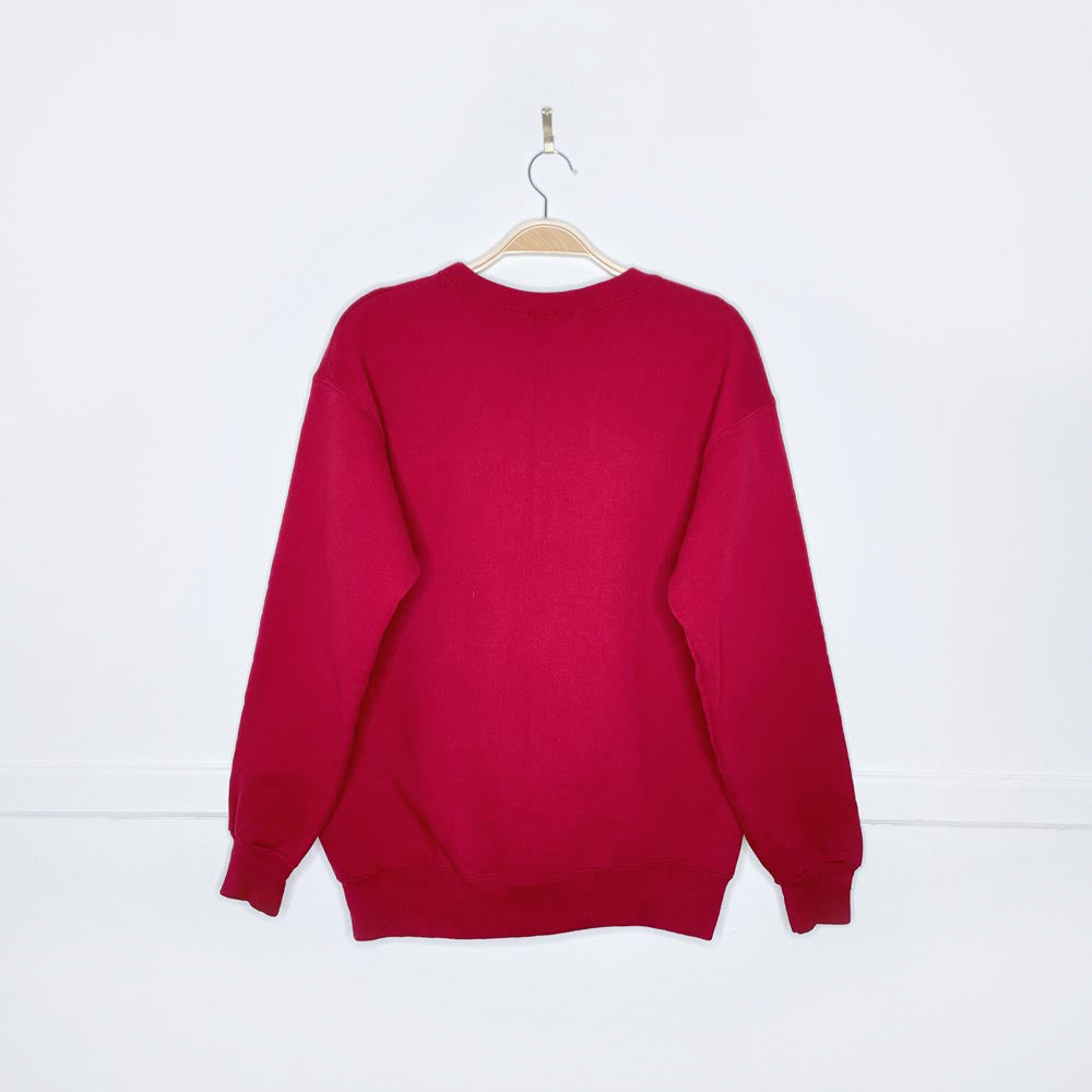 vintage lakes + timbers embroidered stockings crew