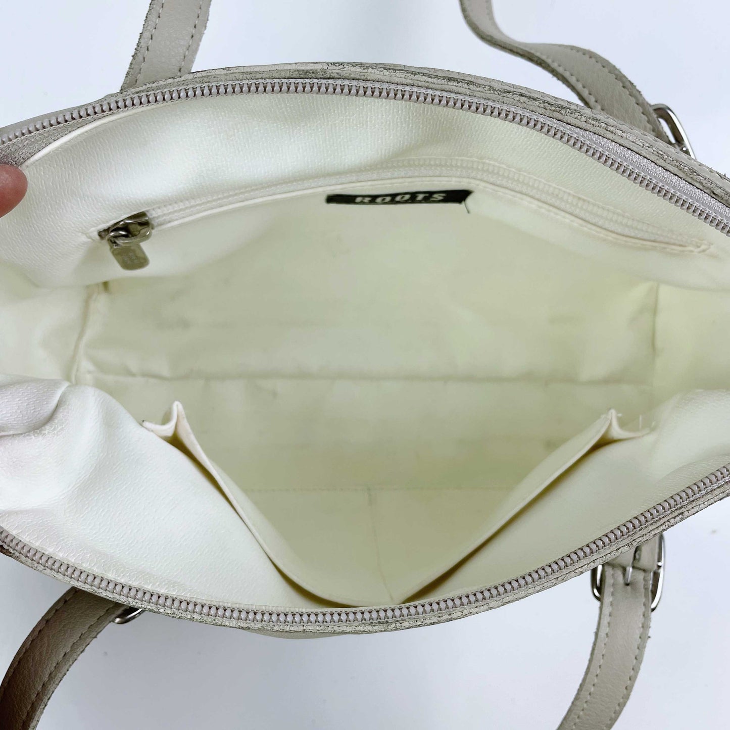 y2k roots pebbled leather mini shoulder bag