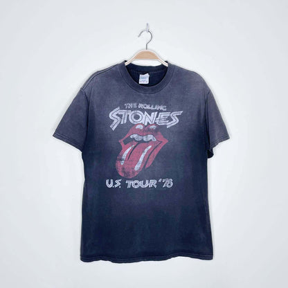 rolling stones 2006 us tour '78 band tee - size medium