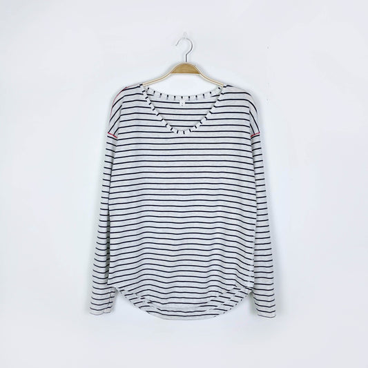 lululemon weekend long sleeve top stripe - size 8