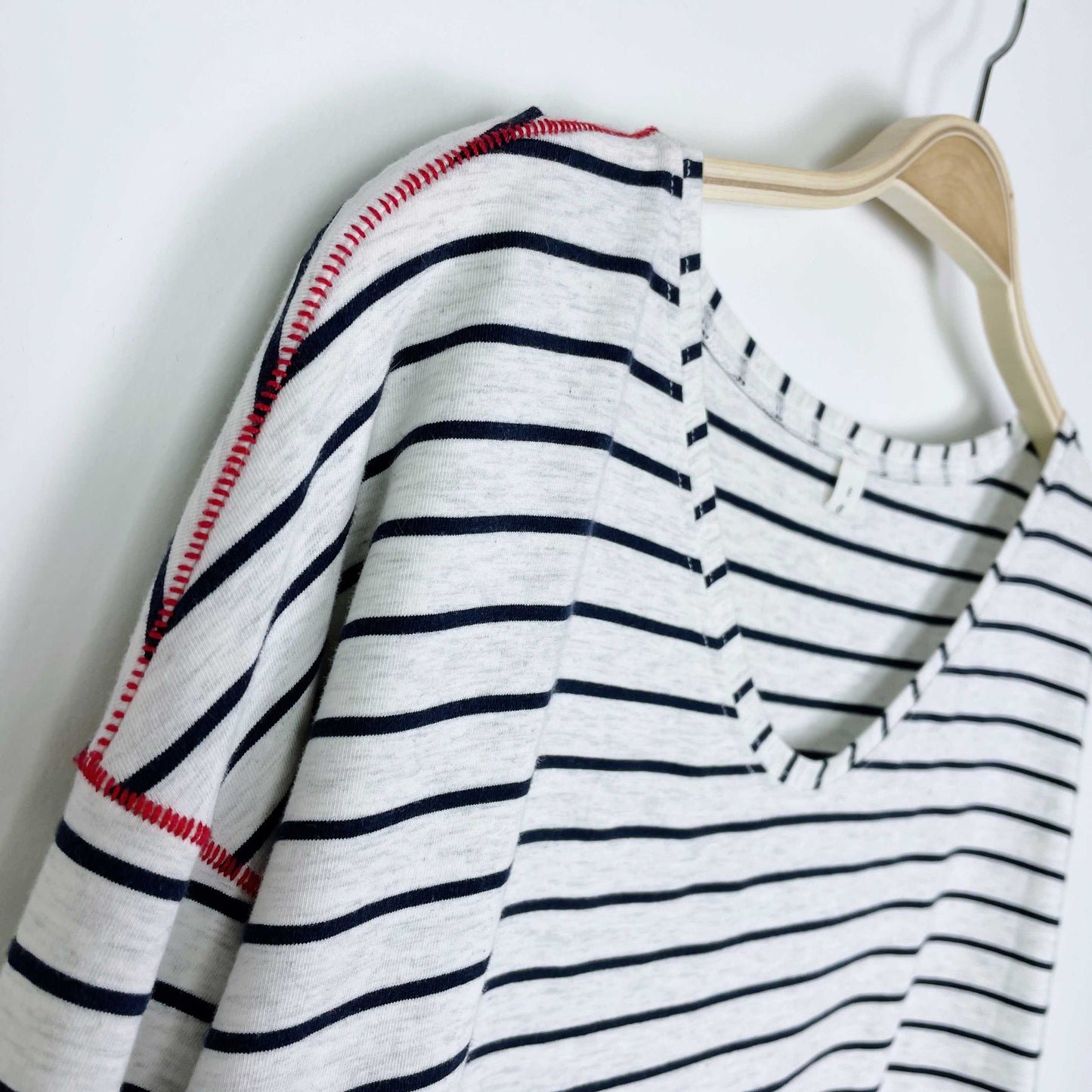 lululemon weekend long sleeve top stripe - size 8