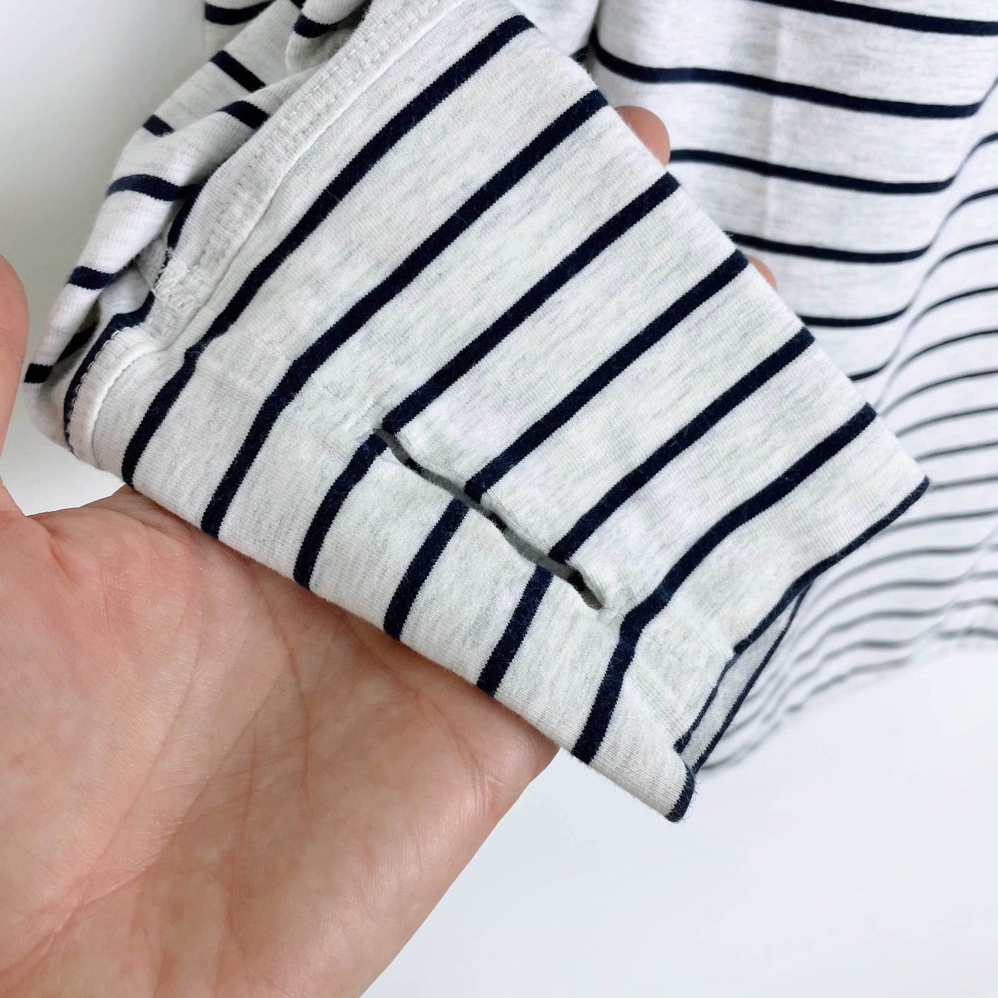 lululemon weekend long sleeve top stripe - size 8