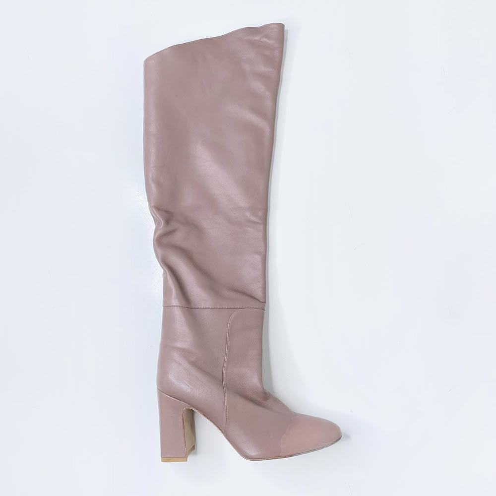 stuart weitzman lucinda butter leather slouchy boots