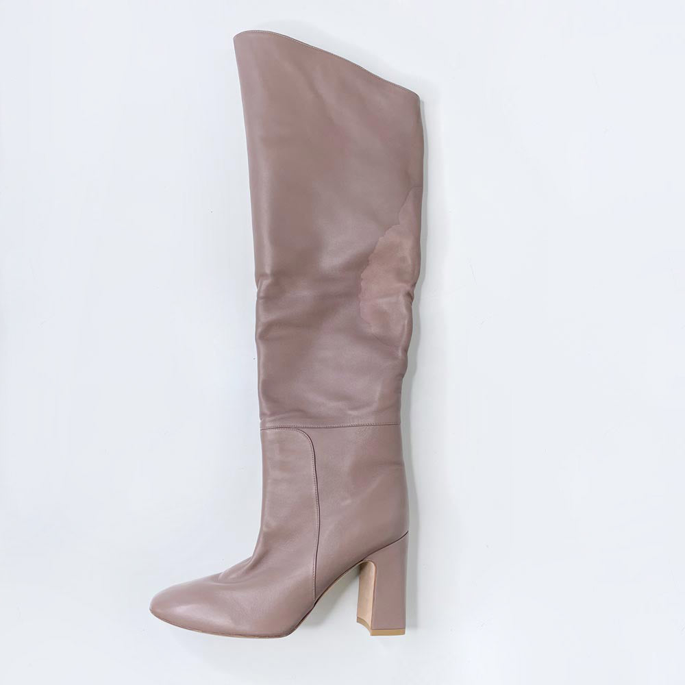 stuart weitzman lucinda butter leather slouchy boots