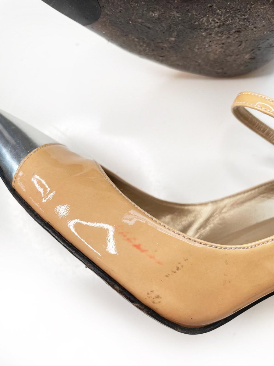 stuart weitzman capsize patent mary jane pumps - good market thrift store