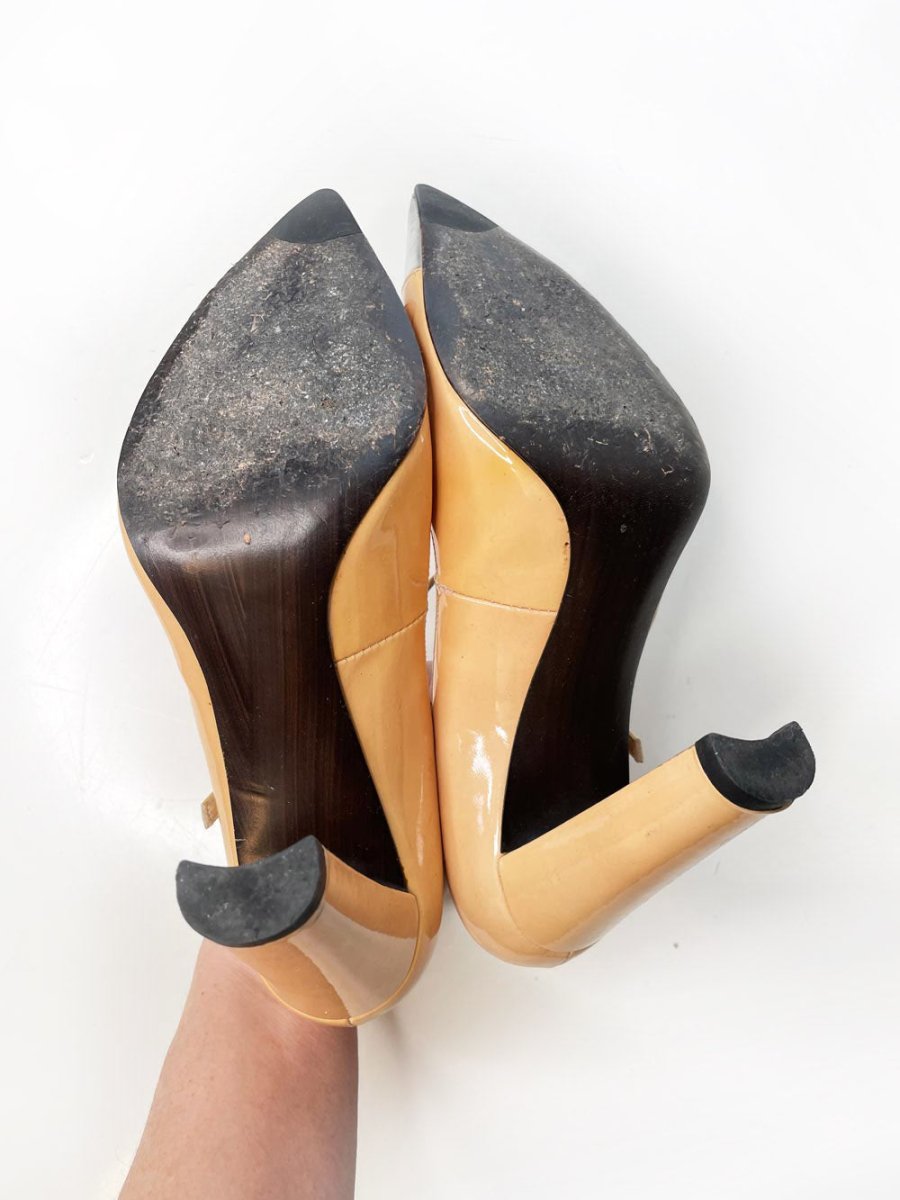 stuart weitzman capsize patent mary jane pumps - good market thrift store