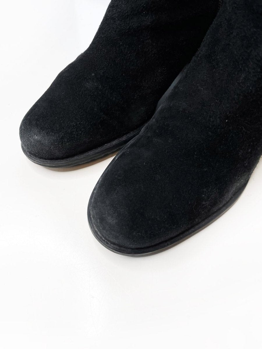 stuart weitzman hilo suede OTK low heel boots | over the knee - good market thrift store