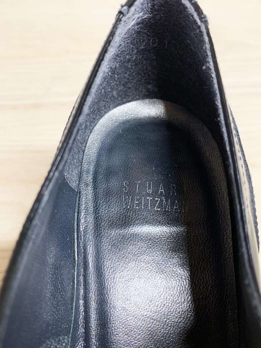 stuart weitzman tomas brogue patent leather heels - good market thrift store