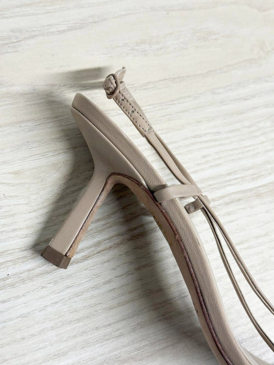 studio amelia leather strappy heel | made in Spain - good market thrift store