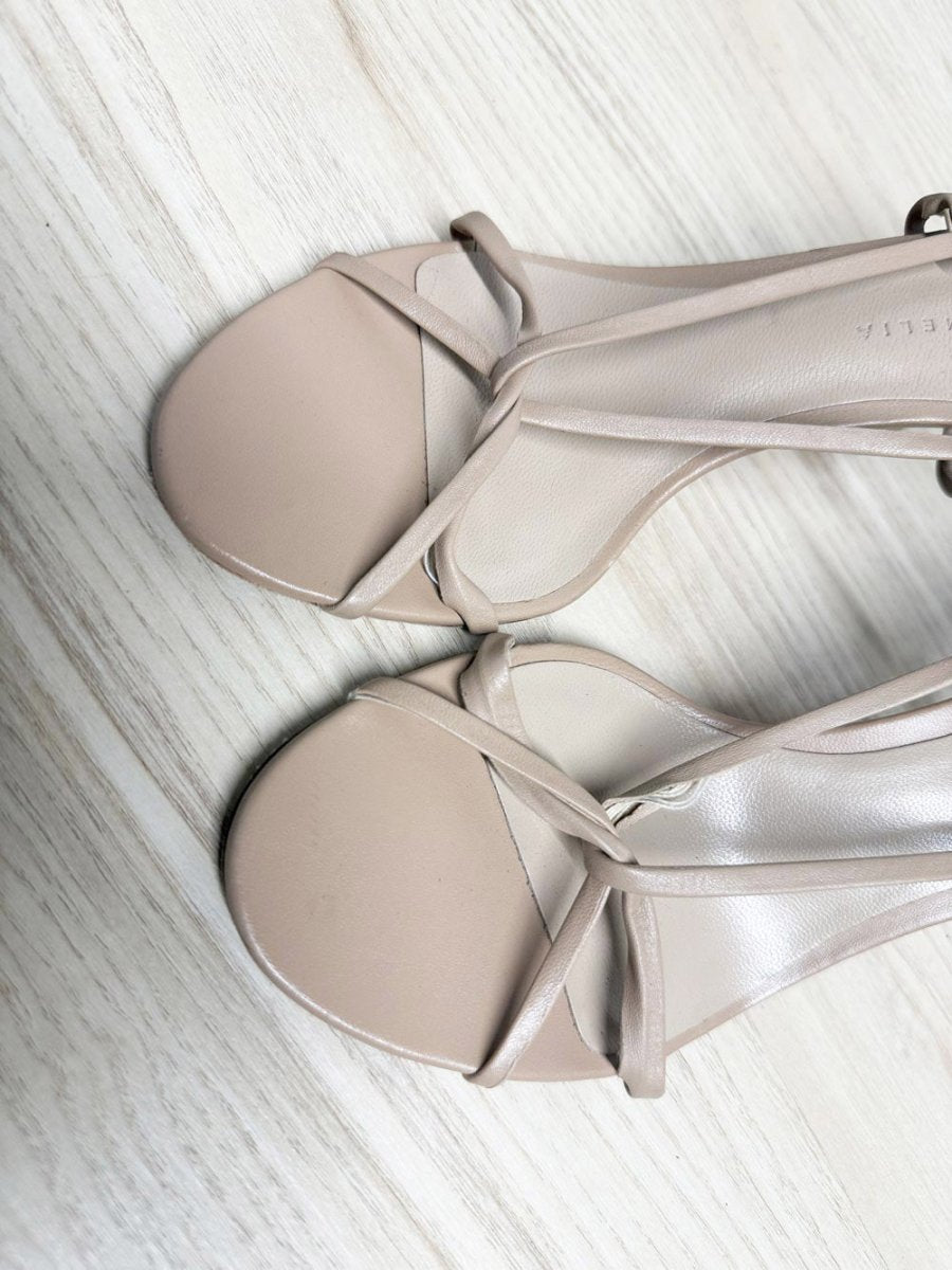 studio amelia leather strappy heel | made in Spain - good market thrift store