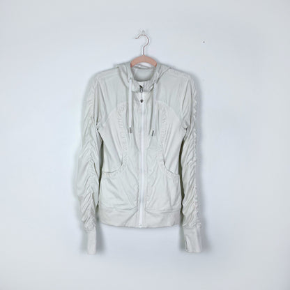 lululemon 2019 white studio jacket - size 6