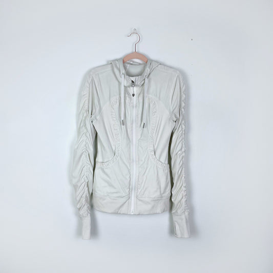 lululemon 2019 white studio jacket - size 6