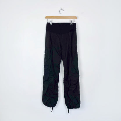 lululemon black dance studio pant lined - size 6