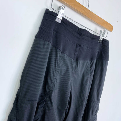 lululemon black dance studio pant lined - size 6