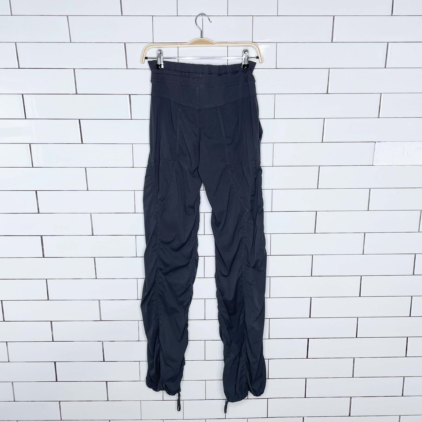 lululemon grey dance studio pants unlined - size 2